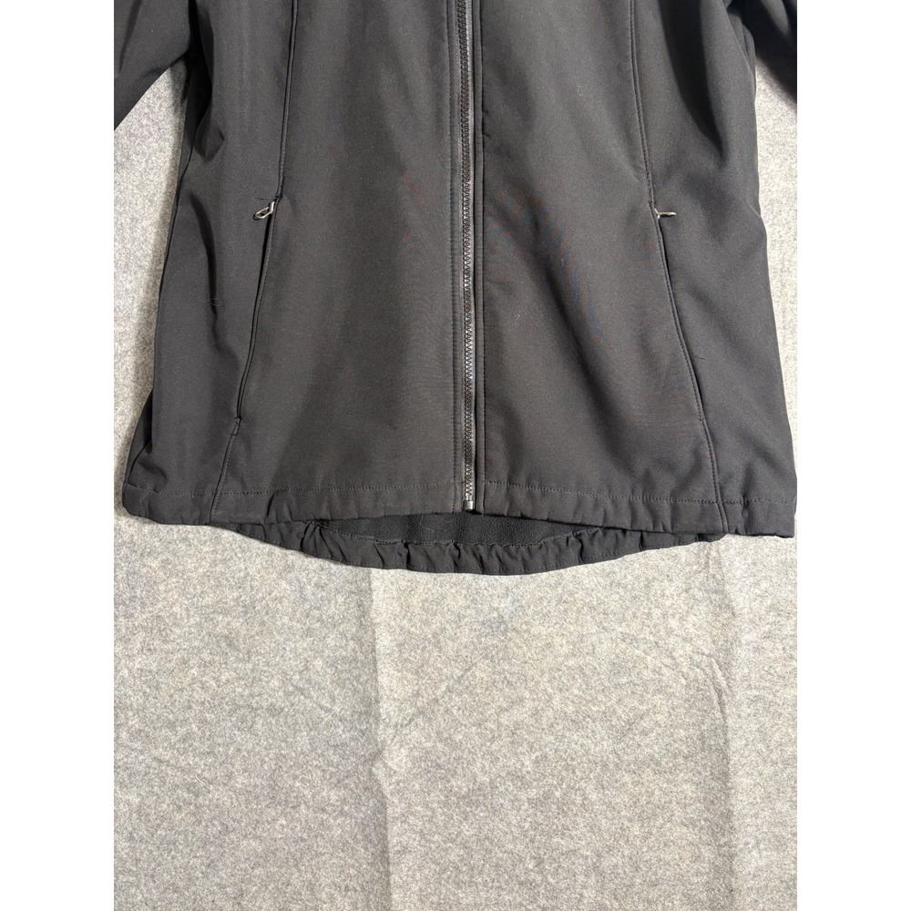 Avalanche Black Hooded Softshell Jacket Full Zip … - image 3